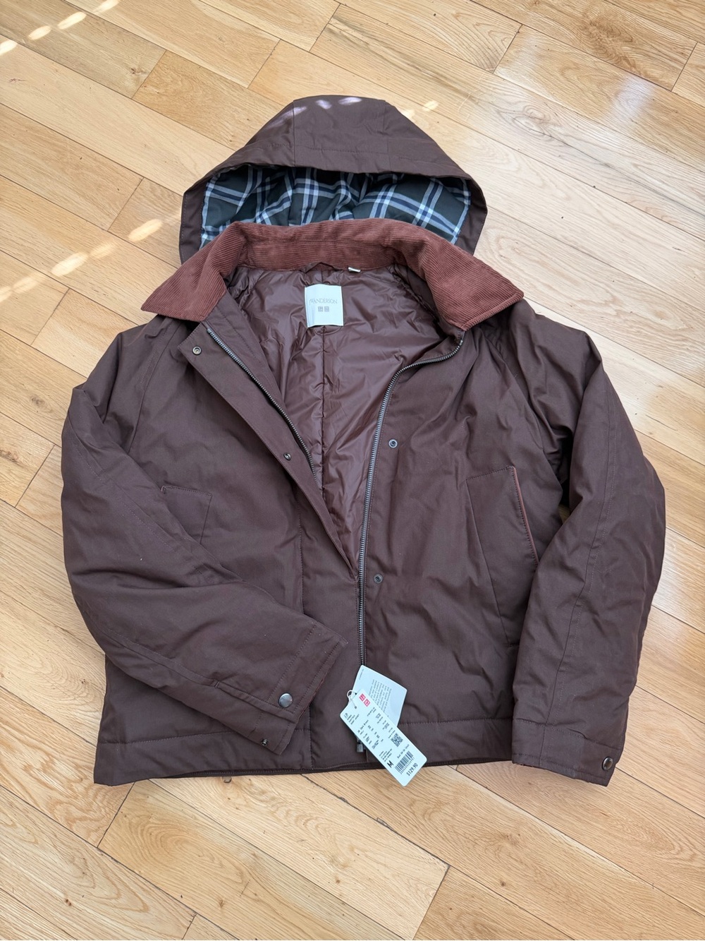 Uniqlo Pufftech Short Brown Jacket NWT